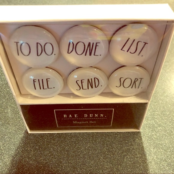 Rae Dunn Other - Rae Dunn “To Do” Magnet Set